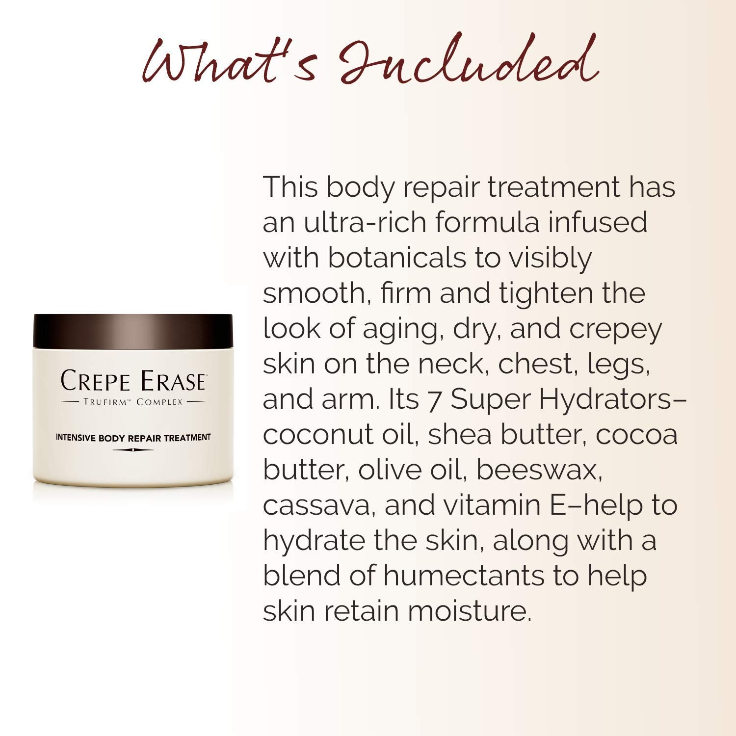 Crepe Erase Intensive Body Repair Treatment with TruFirm Complex
