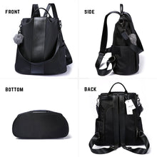 
                        
                          Load image into Gallery viewer, Women Backpack Purse Waterproof Nylon Anti-theft Rucksack Lightweight Shoulder Bag
                        
                      
