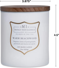 
                        
                          Load image into Gallery viewer, Manly Indulgence Sea Salt &amp; Ginger Scented Jar Candle, 15 Oz, White
                        
                      