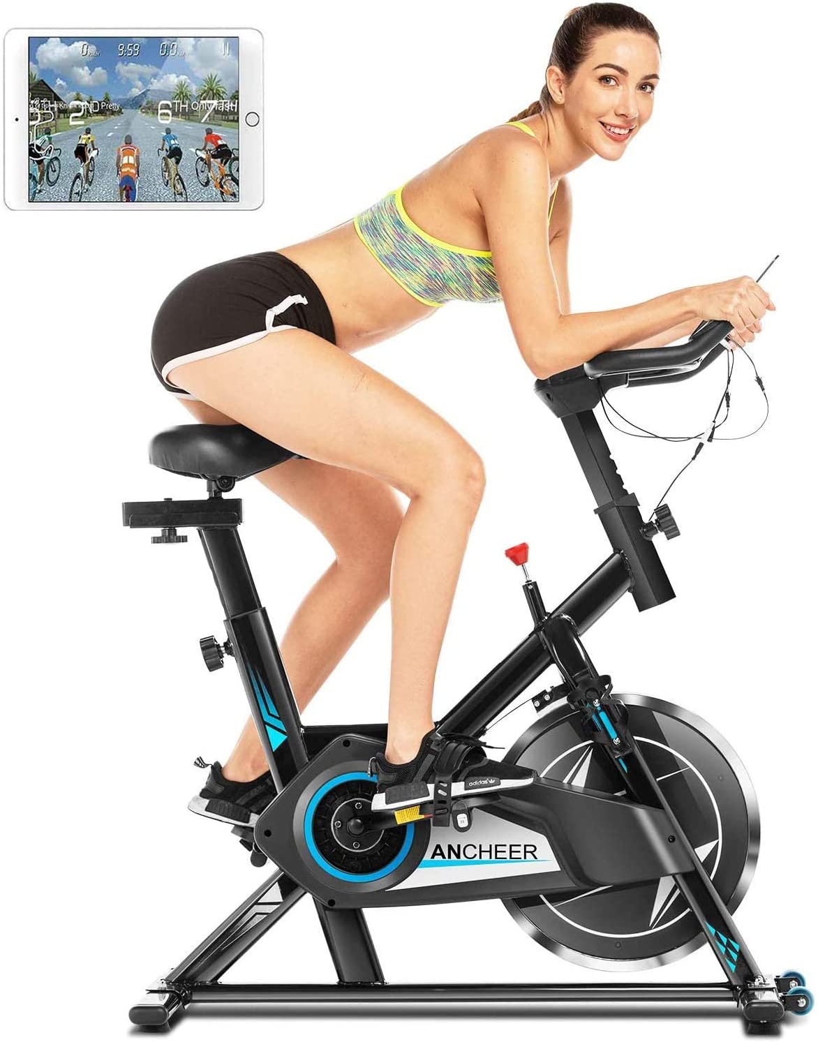 ANCHEER Exercise Bike Stationary 300 Lbs Weight Capacity - JOY2ESpree