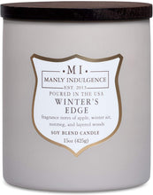 
                        
                          Load image into Gallery viewer, Manly Indulgence Sea Salt &amp; Ginger Scented Jar Candle, 15 Oz, White
                        
                      