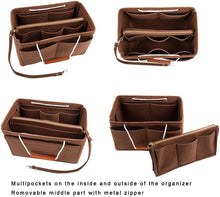 
                        
                          गैलरी व्यूवर में इमेज लोड करें, Purse Bag Organizer Insert with Lots of Different Size Spaces Divider Shaper for Speedy Shoulder Hobo Bag Keep Stuff Organized
                        
                      
