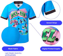 
                        
                          Muat gambar ke penampil Galeri, MOLPE 90s Hip Hop Clothing for Men and Women, Unisex Bel Air 23 Baseball Jersey, Mens Printed Urban Shirts for Party
                        
                      