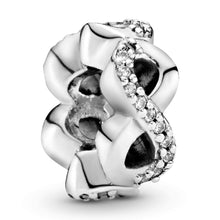 
                        
                          Load image into Gallery viewer, Pandora Jewelry Sparkling Infinity Spacer Cubic Zirconia Charm in Sterling Silver - JOY2ESpree
                        
                      