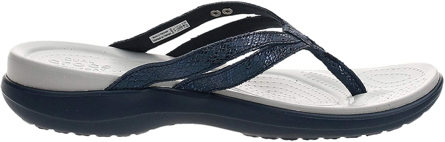 Crocs Women's Capri Strappy Flip Flop | Casual Comfortable Sandals