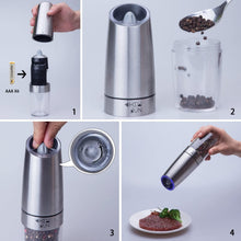 
                        
                          Cargar imagen en el visor de la galería, Electric Gravity Pepper Grinder or Salt Mill with Adjustable Coarseness . - JOY2ESpree
                        
                      