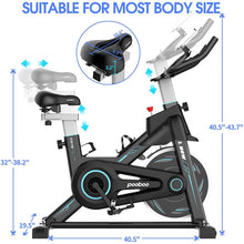 
                        
                          गैलरी व्यूवर में इमेज लोड करें, pooboo Magnetic Exercise Bike Indoor Cycling Bike Stationary - JOY2ESpree
                        
                      