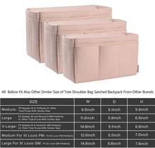 
                        
                          画像をギャラリービューアに読み込む, Purse Organizer Insert, Bag Organizer with NEW Detachable Zipper cover, fits Speedy Neverful, St Lious, Tote, 5 Size
                        
                      