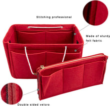 
                        
                          गैलरी व्यूवर में इमेज लोड करें, Purse Bag Organizer Insert with Lots of Different Size Spaces Divider Shaper for Speedy Shoulder Hobo Bag Keep Stuff Organized
                        
                      
