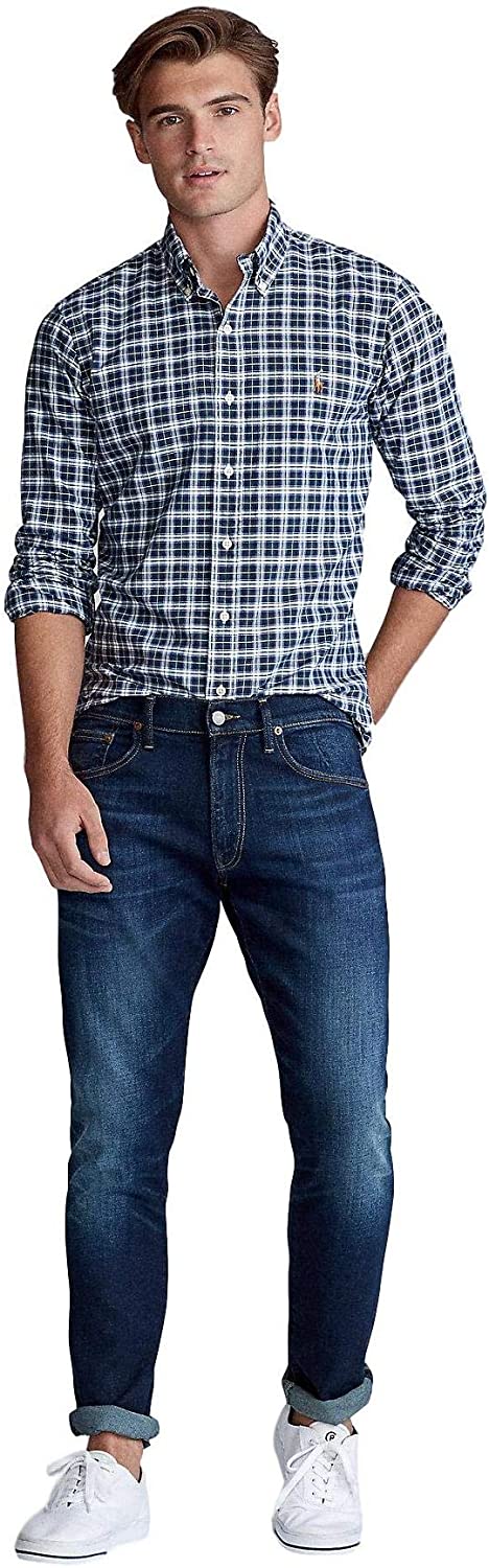 Polo Ralph Lauren Mens Classic Fit Oxford Longsleeve Buttondown Shirt