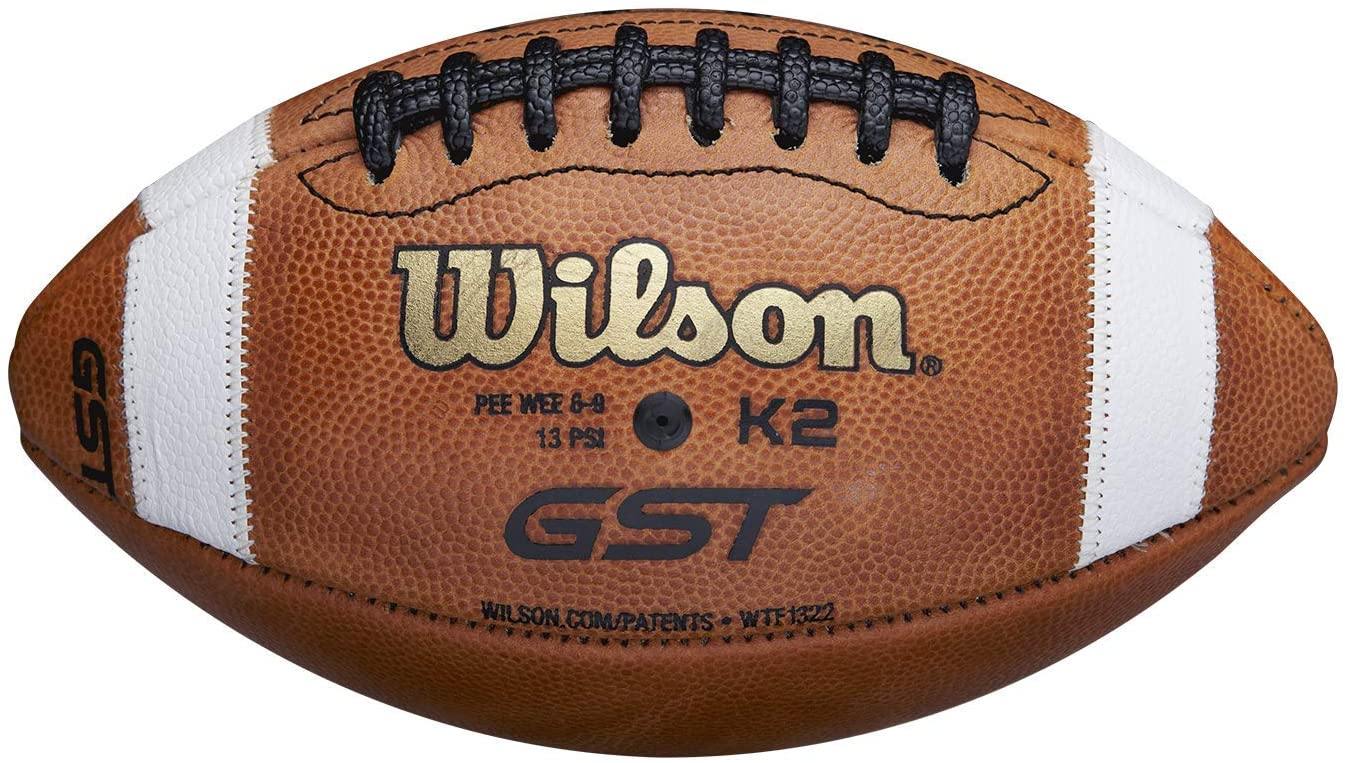 Wilson GST Leather Game Football - JOY2ESpree