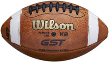 
                        
                          Load image into Gallery viewer, Wilson GST Leather Game Football - JOY2ESpree
                        
                      