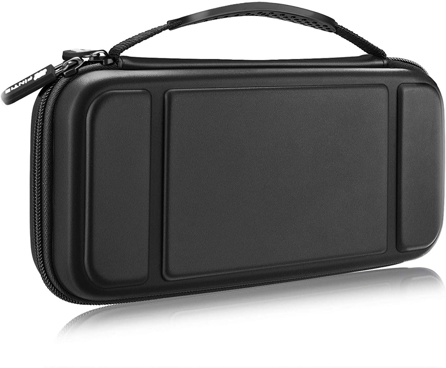 Fintie Carry Case for Nintendo Switch - [Shockproof] Hard Shell Protective Cover Travel Bag w/10 Game Card Slots - JOY2ESpree