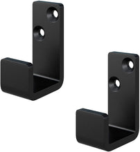 
                        
                          Load image into Gallery viewer, FaithLand Sliding Barn Door Floor Guide, Bottom Adjustable Floor Guide Roller, Black
                        
                      