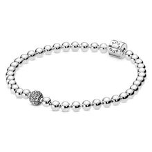 
                        
                          Muat gambar ke penampil Galeri, Pandora Jewelry Beads and Pave Cubic Zirconia Bracelet in Sterling Silver - JOY2ESpree
                        
                      