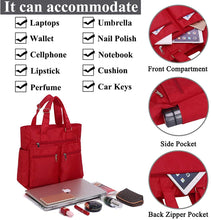 
                        
                          將圖片載入圖庫檢視器 Canvas Tote Bag Waterproof Nylon Multi Pocket Shoulder Bags Laptop Work Bag Teacher Purse and Handbags for Women &amp; Men
                        
                      