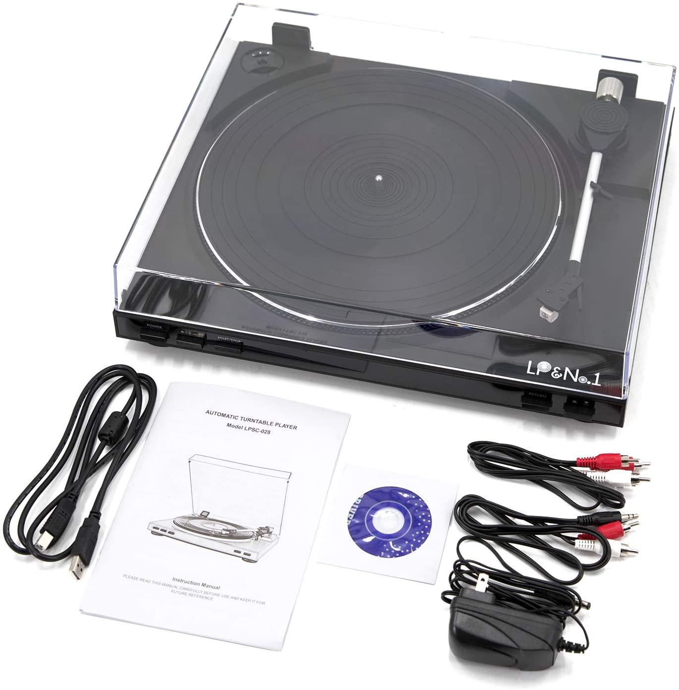 LP&No.1 Bluetooth Turntable HiFi System with Bookshelf Speakers - JOY2ESpree