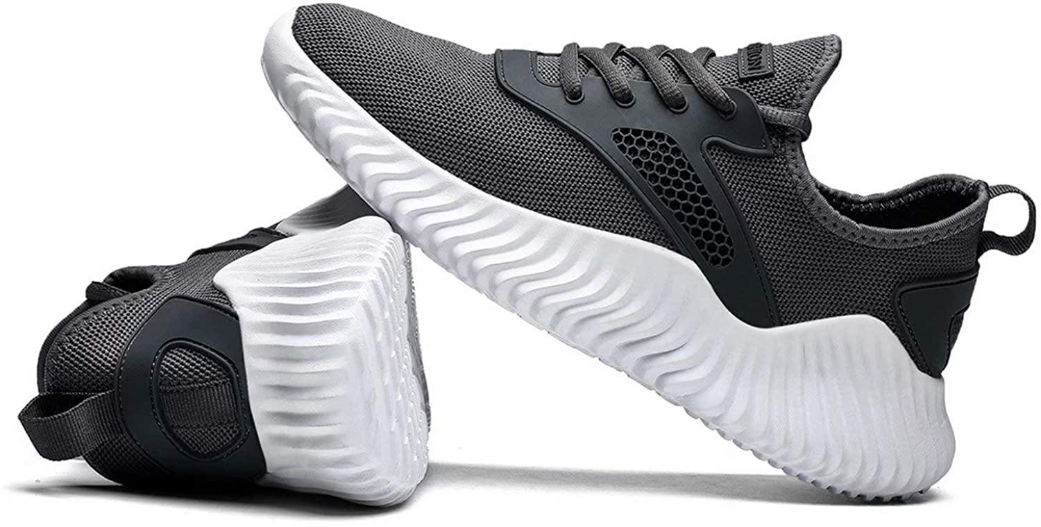 KEEZMZ Men's Running Shoes Fashion Breathable Sneakers Mesh Soft Sole Casual Athletic Lightweight
