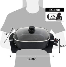 
                        
                          Cargar imagen en el visor de la galería, Elite Gourmet EG-6203 PFOA-Free 16"x 3"x3.2" Scratch Resistant - JOY2ESpree
                        
                      