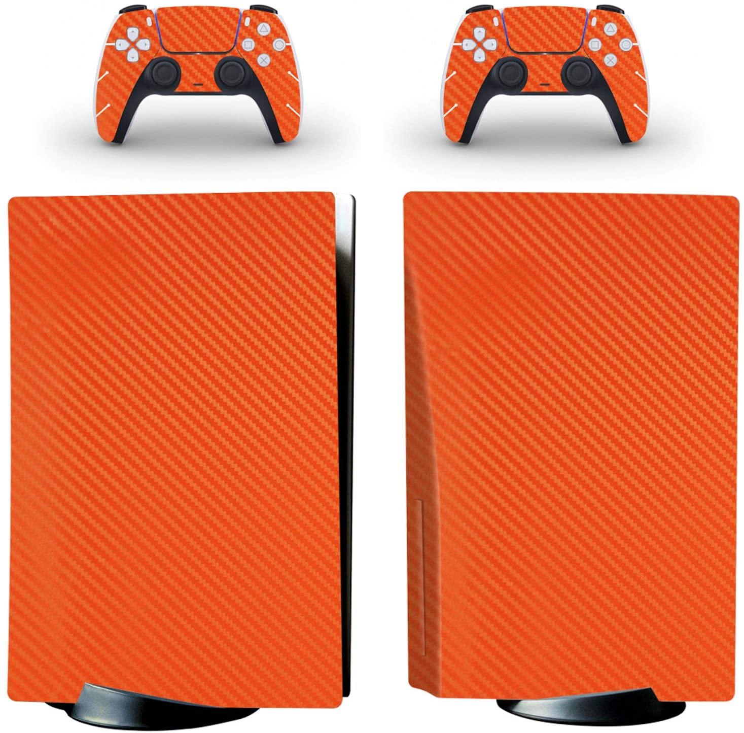gotor Vinyl Skin Decals Cover Wrap Sticker Faceplate for PS5 Playstation 5 Console and 2 Controllers Skins (PS5 (Not The Digital Edition), B01) - JOY2ESpree
