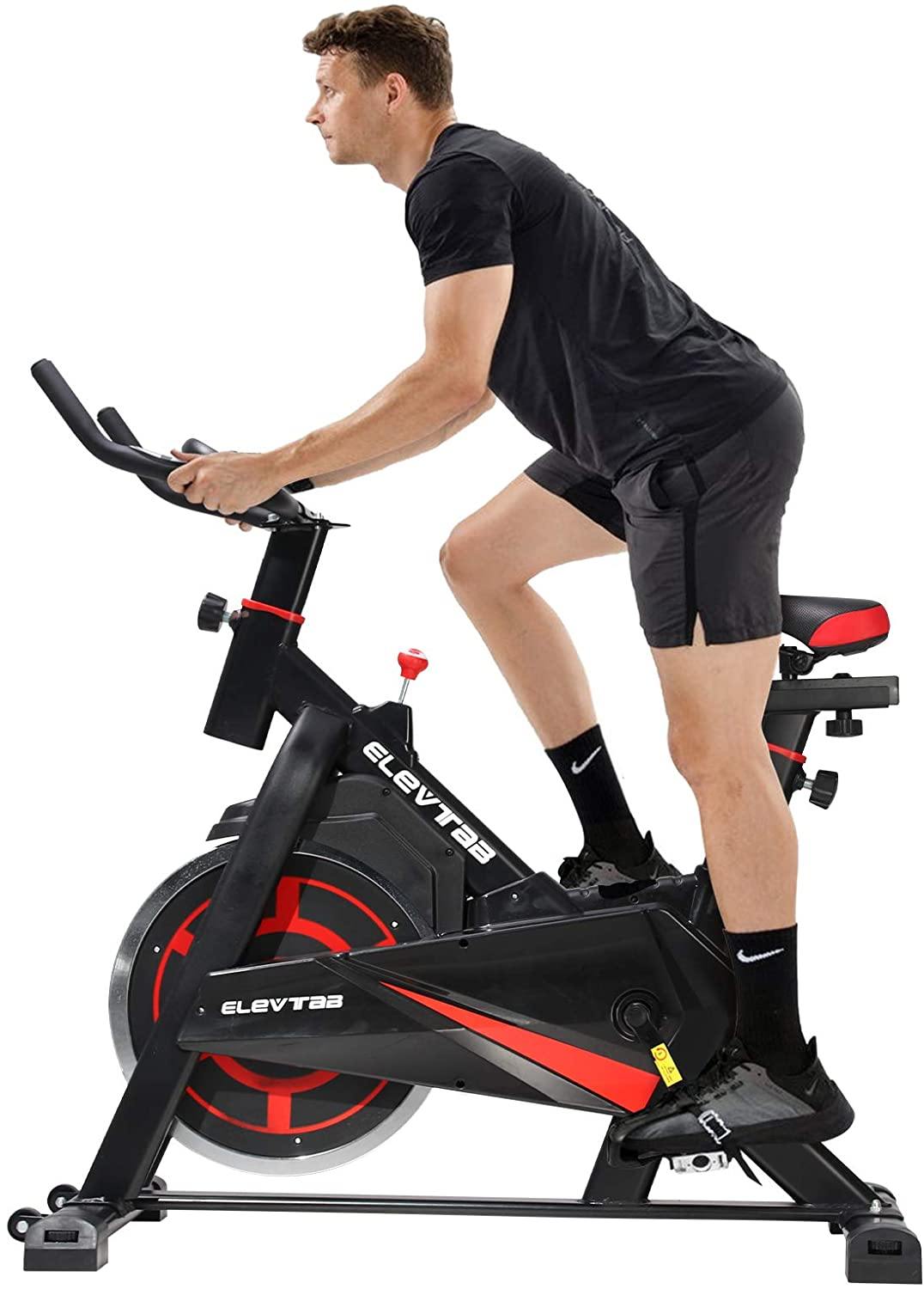 ER KANG Exercise Bike, Indoor Cycling Bike, Digital LCD Monitor Upgraded Version - JOY2ESpree