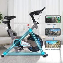 
                        
                          Muat gambar ke penampil Galeri, ANCHEER Exercise Bike with APP connection, 35LB Flywheel Max. - JOY2ESpree
                        
                      