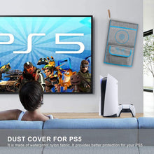 
                        
                          Load image into Gallery viewer, Esimen Sleeve Protective Case Dust Cover for PS5 Console /Playstation 5 Digital Edition ,PS5 Controller Cover Compatible with 12 Game Disc Pockets - JOY2ESpree
                        
                      
