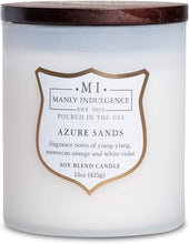 
                        
                          Load image into Gallery viewer, Manly Indulgence Sea Salt &amp; Ginger Scented Jar Candle, 15 Oz, White
                        
                      