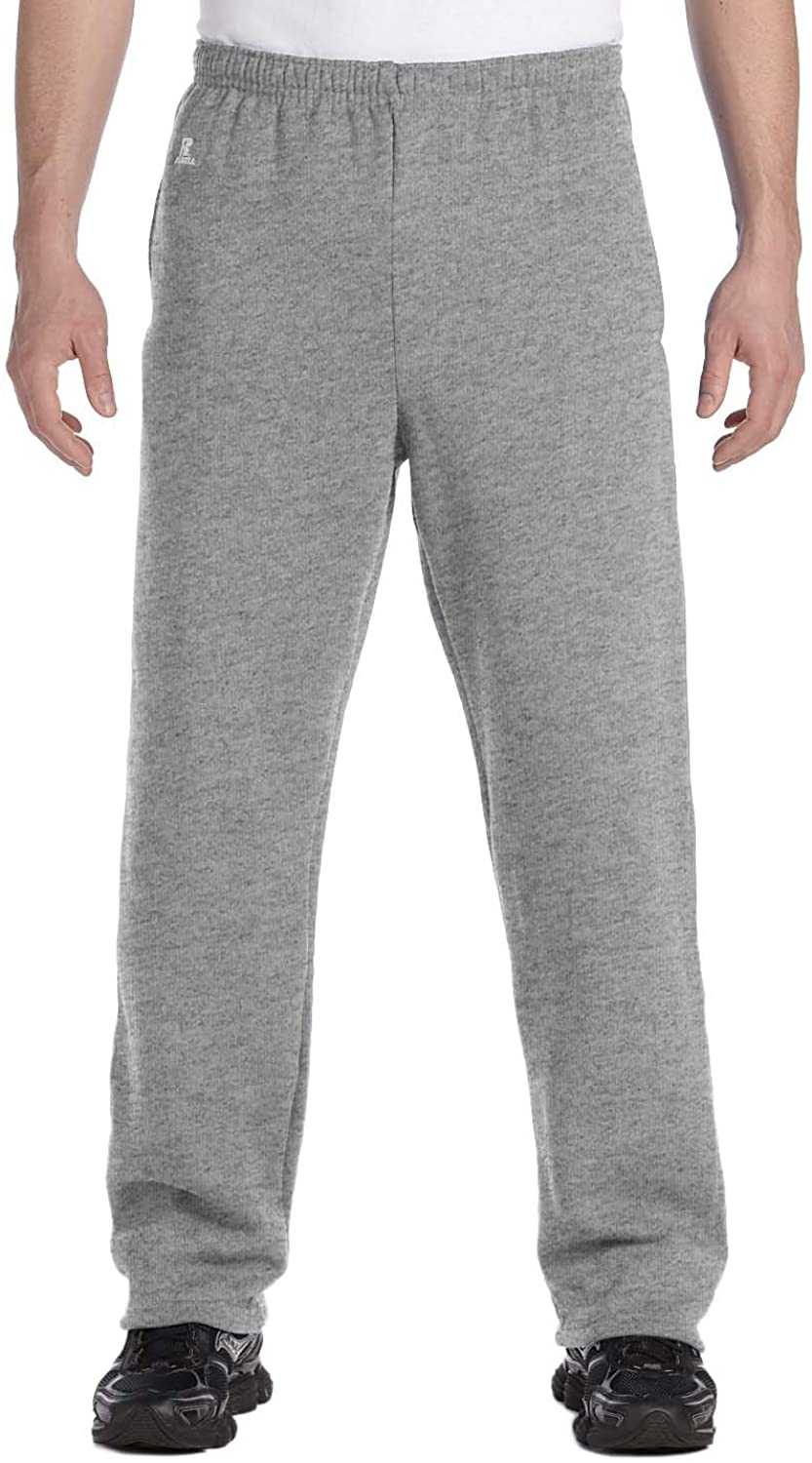 Russell Athletic Men's Dri-Power Open Bottom Sweatpants with Pockets
