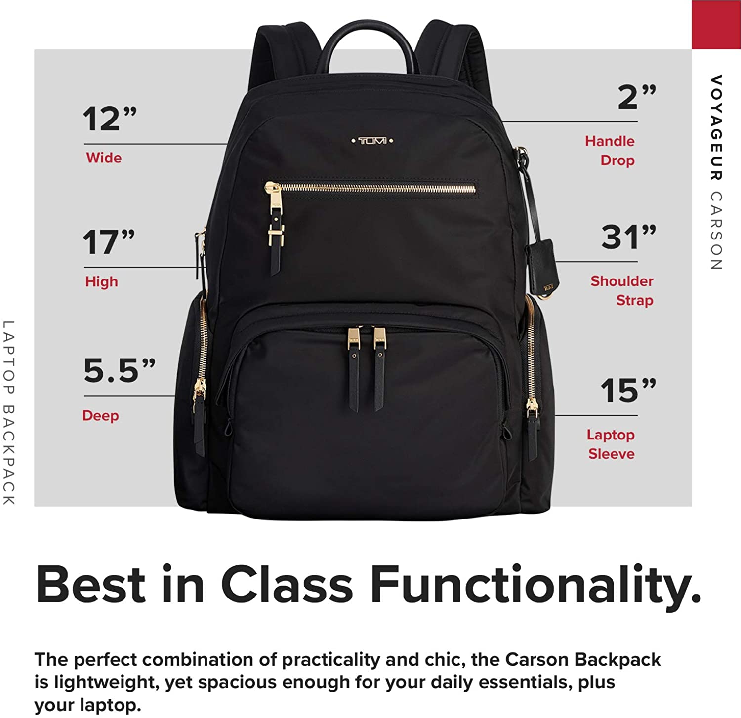 TUMI - Voyageur Carson Laptop Backpack