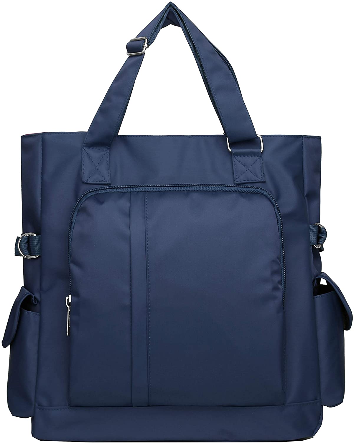 Canvas Tote Bag Waterproof Nylon Multi Pocket Shoulder Bags Laptop Work Bag Teacher Purse and Handbags for Women & Men