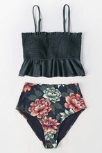
                        
                          Muat gambar ke penampil Galeri, CUPSHE Women's High Waist Bikini Swimsuit Ruffle Smock Floral Print Two Piece Bathing Suit
                        
                      