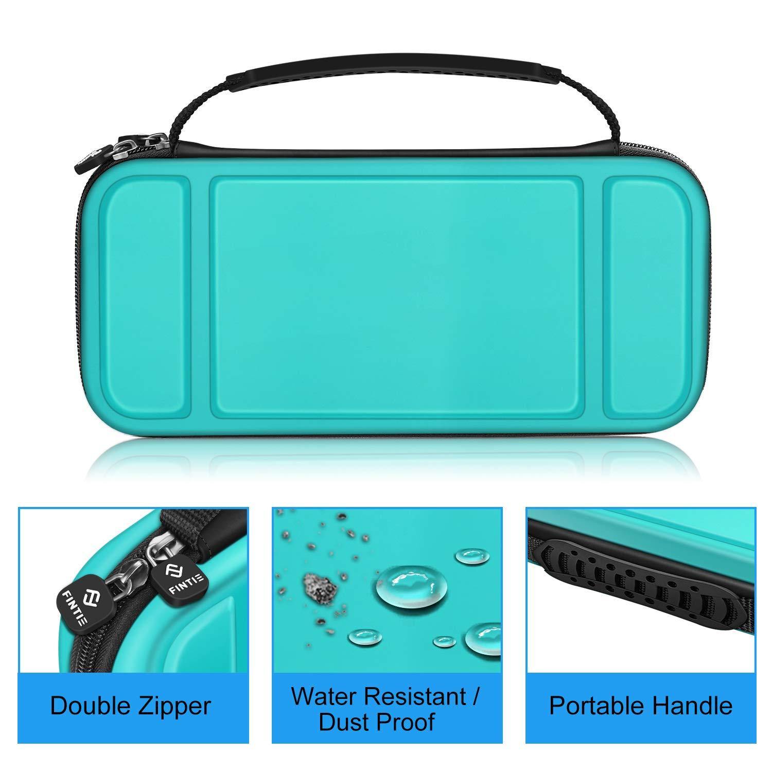Fintie Carry Case for Nintendo Switch Lite 2019 - [Shockproof] Hard Shell Protective Cover Bag with 15 Game Card/2 Micro SD Card Slots - JOY2ESpree