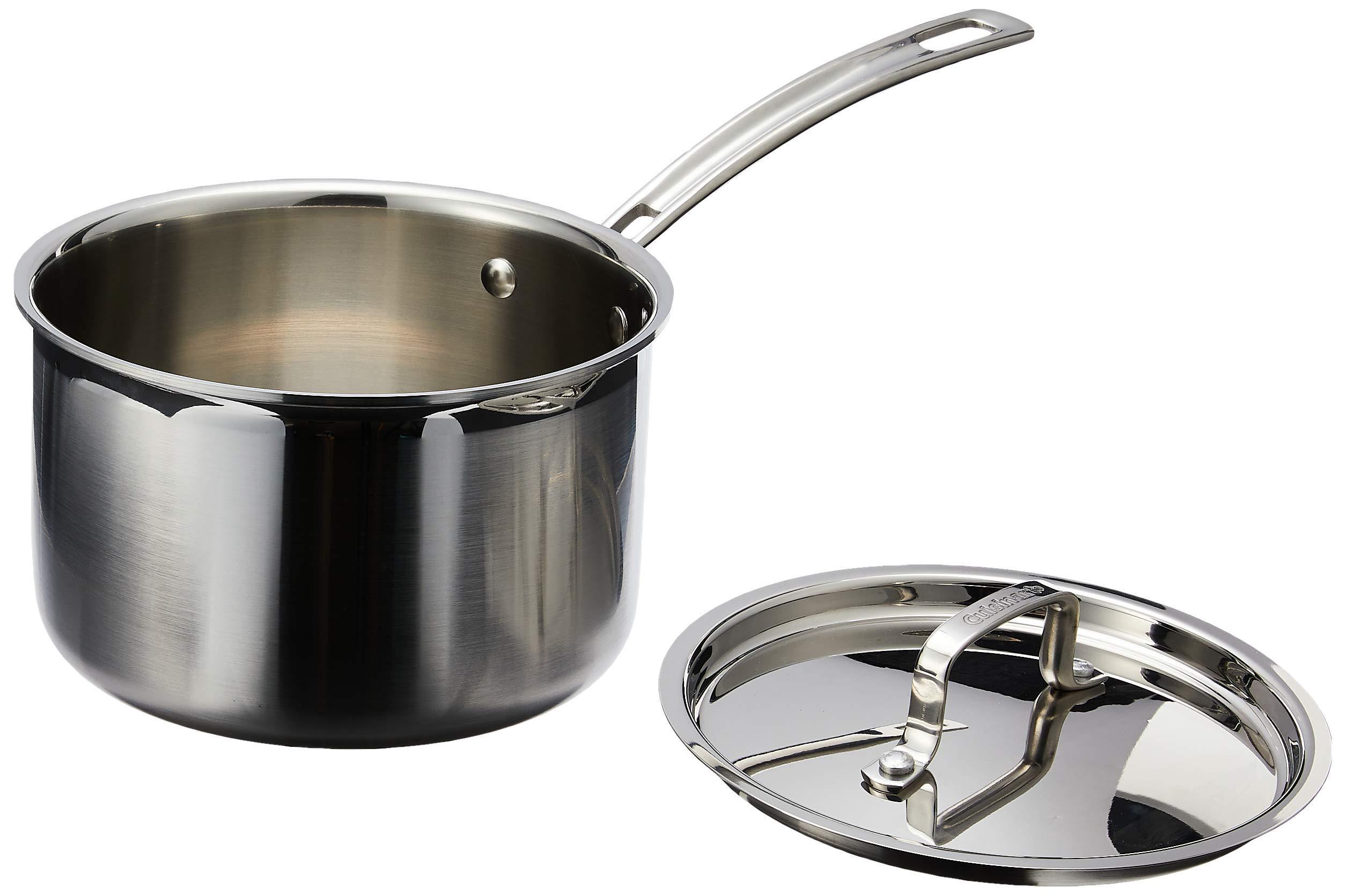 Cuisinart MultiClad Pro Stainless Steel 3-Quart Saucepan with Cover - JOY2ESpree