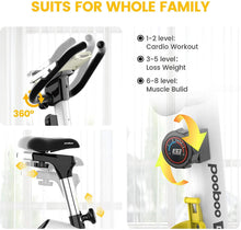 
                        
                          画像をギャラリービューアに読み込む, pooboo Exercise Bike Indoor Cycling Bike Magnetic Upright Stationary Bike Indoor Bicycle - JOY2ESpree
                        
                      