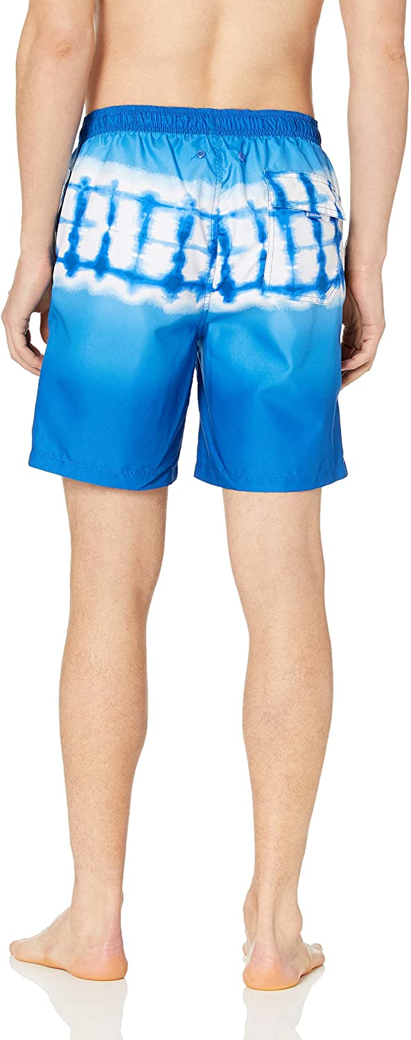Calvin Klein Men's 7 Inch Elastic Waist Quick Dry Swim Trunk