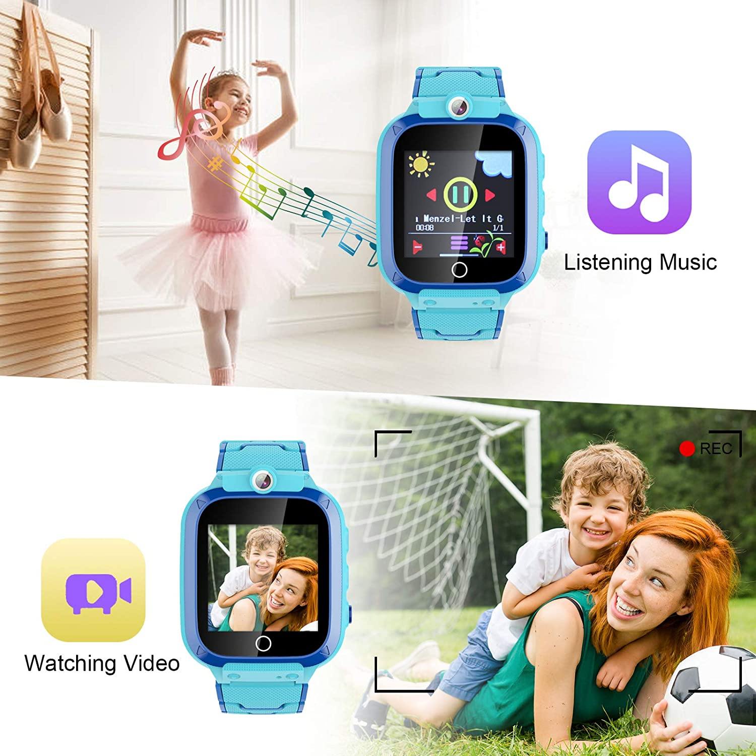 CMKJ Kids Smart Watch for Boys Girls, Children’s Touchscreen Gaming Smartwatch - JOY2ESpree