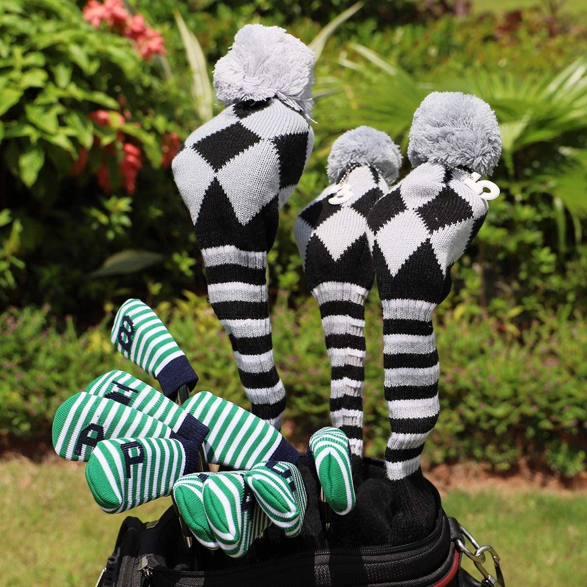 Golf Club Head Covers,Golf Driver Covers Golf Fairway Wood Cover Hybrid Cover - JOY2ESpree