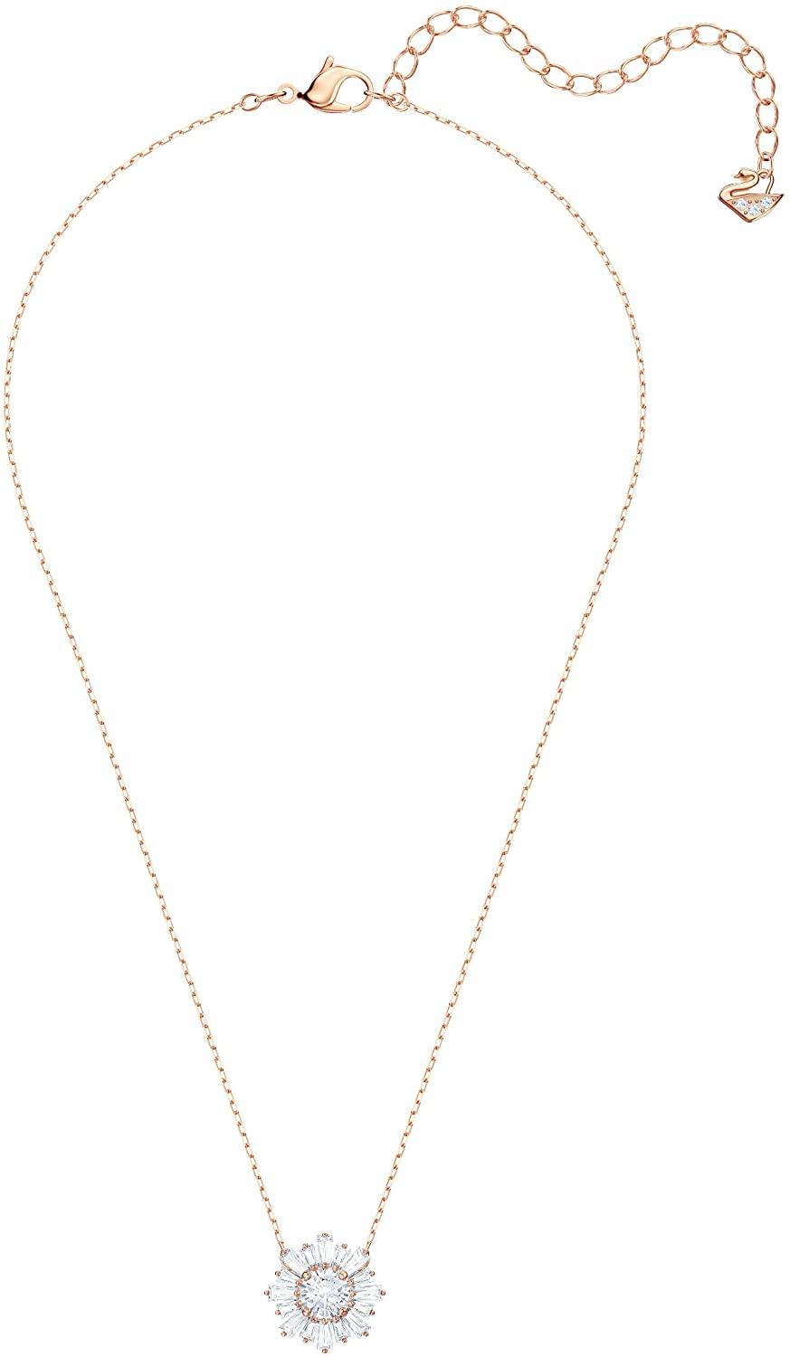 SWAROVSKI Women's Sunshine Jewelry Collection, Rose Gold Tone Finish, Clear Crystals - JOY2ESpree
