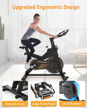 
                        
                          將圖片載入圖庫檢視器 Indoor Cycling Bike Stationary - Exercise Bike for Home Cardio Workout with Comfortable Seat Cushion &amp; Silent Belt Drive &amp; Pad Holder - JOY2ESpree
                        
                      