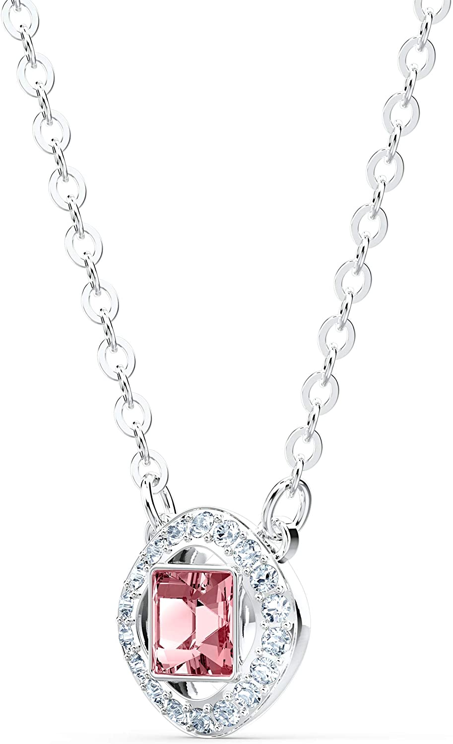 SWAROVSKI Women's Angelic Square Crystal Jewelry Collection, Pink Crystals, Blue Crystals (Amazon Exclusive) - JOY2ESpree