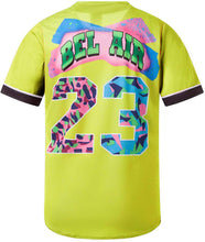 
                        
                          Muat gambar ke penampil Galeri, MOLPE 90s Hip Hop Clothing for Men and Women, Unisex Bel Air 23 Baseball Jersey, Mens Printed Urban Shirts for Party
                        
                      