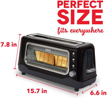 
                        
                          Cargar imagen en el visor de la galería, Dash Clear View Toaster: Extra Wide Slot Toaster with Stainless Steel Accents + See Through Window - JOY2ESpree
                        
                      
