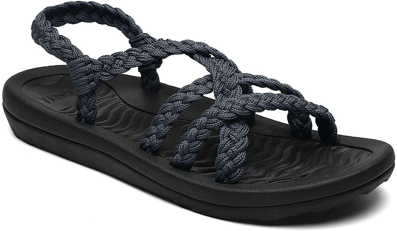 MEGNYA Women's Comfortable Walking Sandals with Arch Support Waterproof for Walking/Hiking/Travel/Wedding/Water Spot/Beach