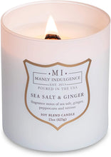 
                        
                          Load image into Gallery viewer, Manly Indulgence Sea Salt &amp; Ginger Scented Jar Candle, 15 Oz, White
                        
                      