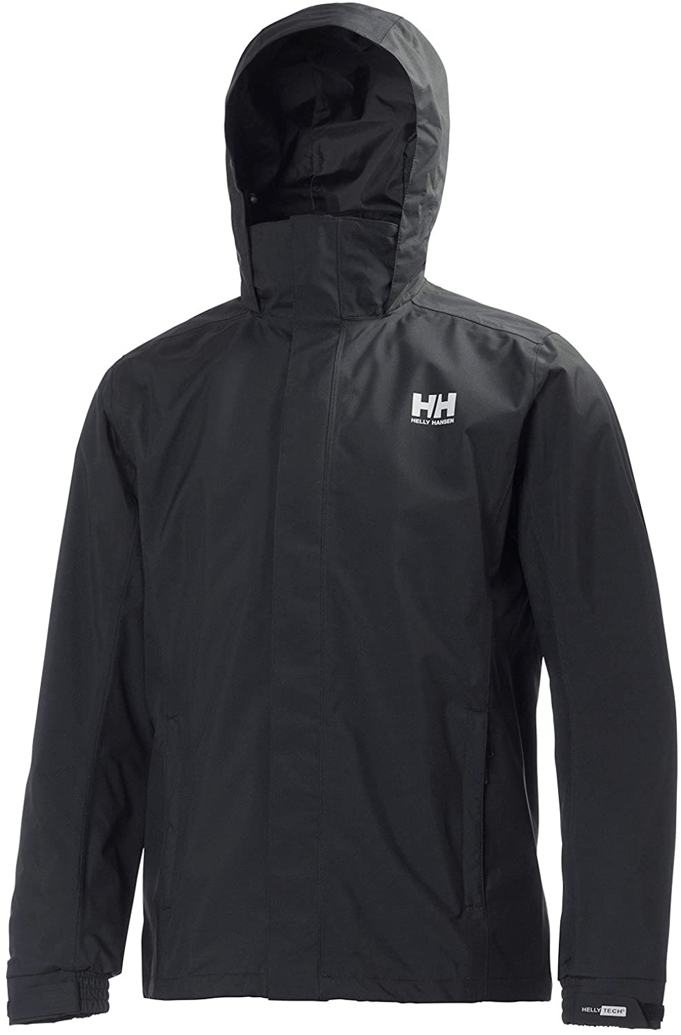 Helly Hansen Men's Dubliner Jacket Waterproof, Windproof, Breathable Shell Rain Coat with Packable Hood