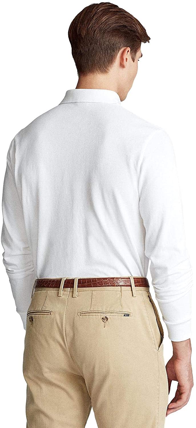 POLO RALPH LAUREN Men's Long Sleeve Mesh Polo Shirt