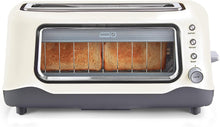 
                        
                          गैलरी व्यूवर में इमेज लोड करें, Dash Clear View Toaster: Extra Wide Slot Toaster with Stainless Steel Accents + See Through Window . - JOY2ESpree
                        
                      