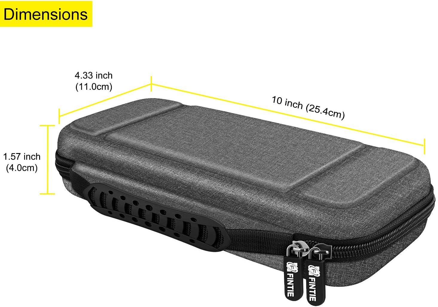 Fintie Carry Case for Nintendo Switch - [Shockproof] Hard Shell Protective Cover Travel Bag w/10 Game Card Slots - JOY2ESpree