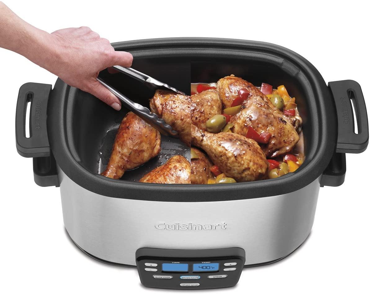 Cuisinart MSC-600 3-In-1 Cook Central 6-Quart Multi-Cooker: Slow Cooker, Brown/Saute, Steamer - JOY2ESpree